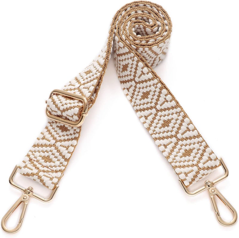 S-Jacorry Purse Strap Replacement Crossbody Wide Shoulder Strap Adjustable Canvas Straps Handbag Strap Replacement Belts - Image 2